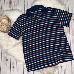 Patagonia Squeaky Clean Polo Shirt Terrain Multi Stone Blue Men’s Large